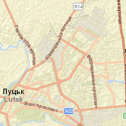 Lutsk Street Map