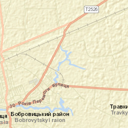 Bobrovytsya Street Map