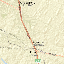 Stroitel’ Street Map