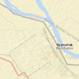 Kurchatov Street Map