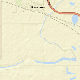 Bassano Street Map