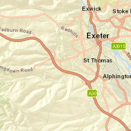 Exeter Street Map