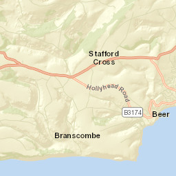 New Sidmouth Road, Colyton, Devon EX24 Street Map