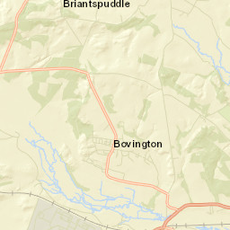 Bovington Camp Street Map