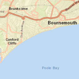 Bournemouth Street Map