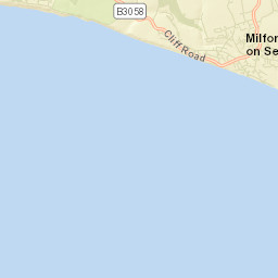 Milford on Sea Street Map