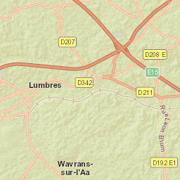 Lumbres Street Map