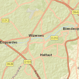 Longuenesse Street Map