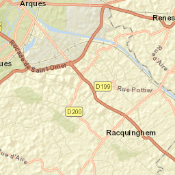 Renescure Street Map