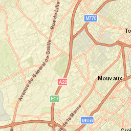 Tourcoing Street Map