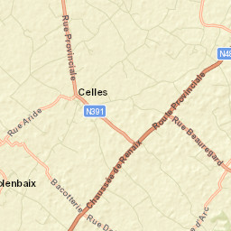 Celles Street Map