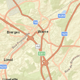 Wavre Street Map