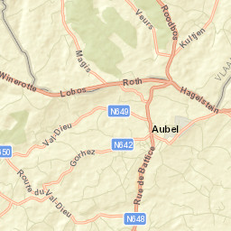 Aubel Street Map