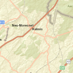 La Calamine Street Map
