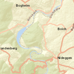 Nideggen Street Map