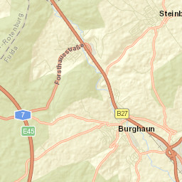 Burghaun Street Map