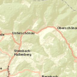 Steinbach-Hallenberg Street Map