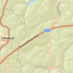 Oberhof Street Map