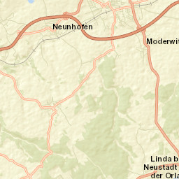 Neustadt an der Orla Street Map