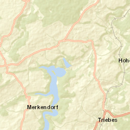 Triebes Street Map