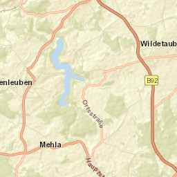 Hohenleuben Street Map