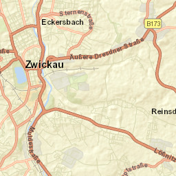Zwickau Street Map