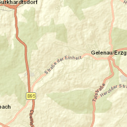 Gelenau Street Map