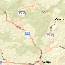 Zákupy Street Map