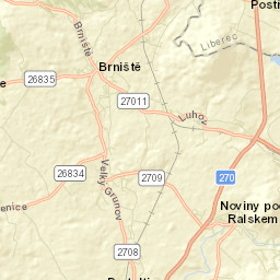 Brniště Street Map