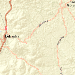Lubawka Street Map