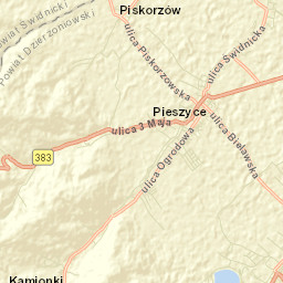 Pieszyce Street Map