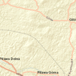 Piława Górna Street Map