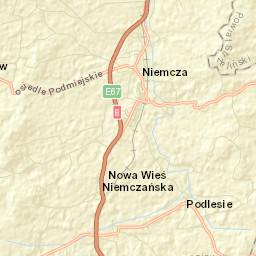 Niemcza Street Map