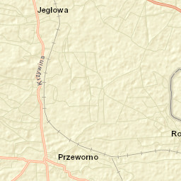 Przeworno Street Map