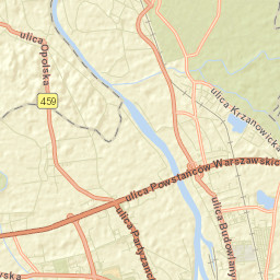 Czarnowąsy Street Map