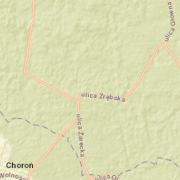 Choroń Street Map
