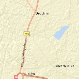 Lelów Street Map
