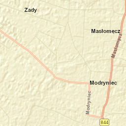 Powiat hrubieszowski Street Map
