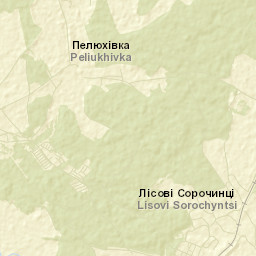 Lisovi Sorochyntsi Street Map