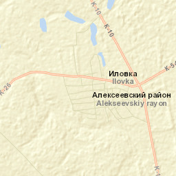 Ilovka Street Map