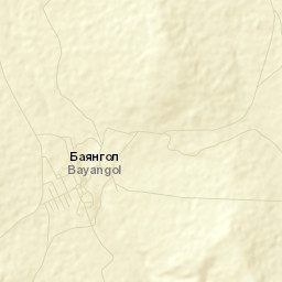 Bayangol Street Map