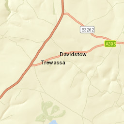 A395, Camelford, Cornwall PL32, UK Street Map