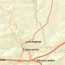 Launceston Street Map