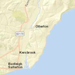 Budleigh Salterton Street Map