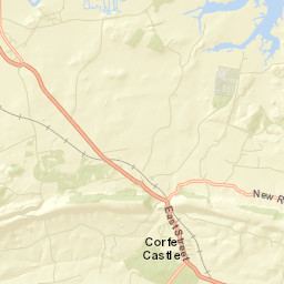 Corfe Castle Street Map
