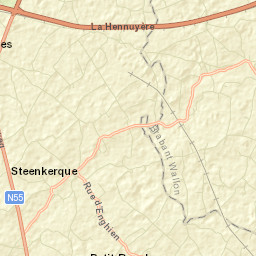 Rebecq-Rognon Street Map