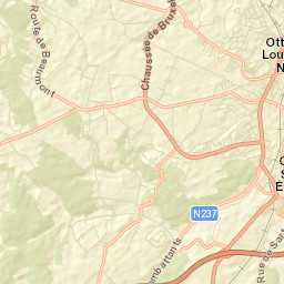 Ottignies Street Map