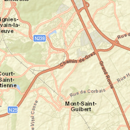 Mont-Saint-Guibert Street Map