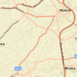 Hannut Street Map