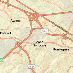 Awans Street Map